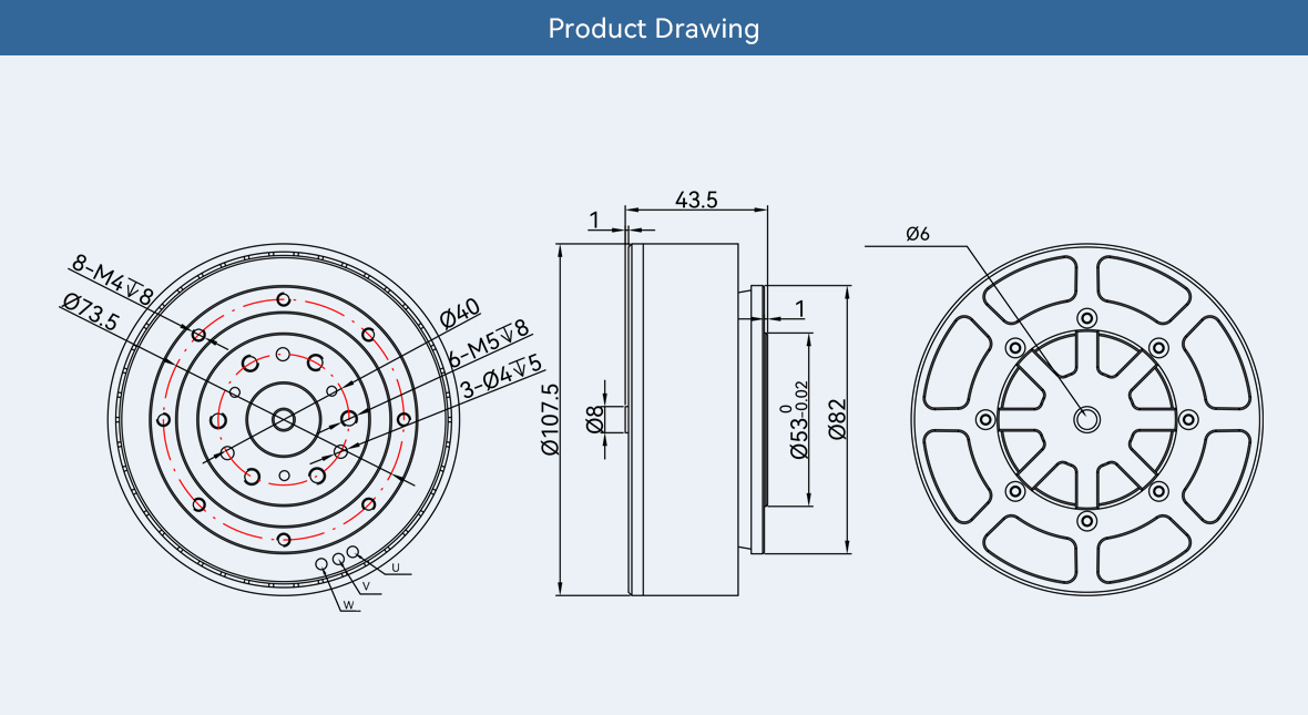 Cubermars AKE90-8 High Torque  - Bldc Planetary Gear Motor 48V High Torque review and price