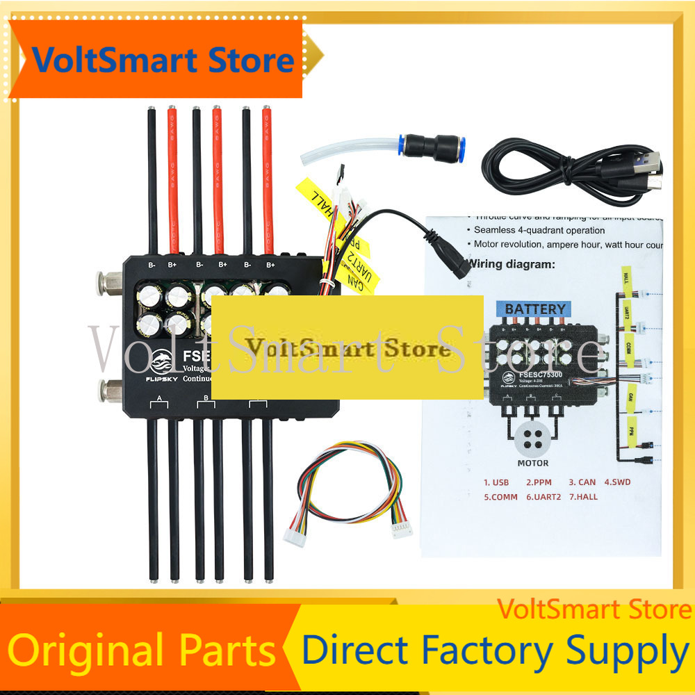 VoltSFlipsky Fsesc 75300 84v H - Vesc 75300 High Current Esc review and price