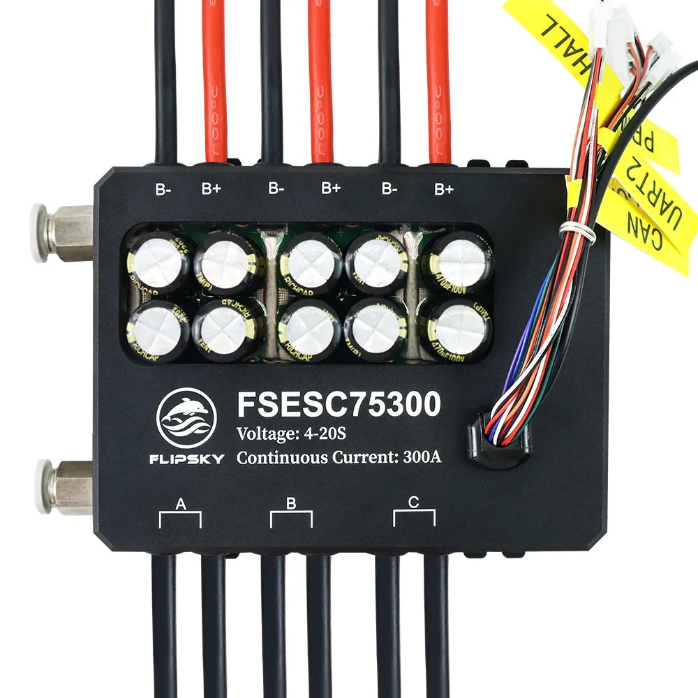 VoltSFlipsky Fsesc 75300 84v H - Vesc 75300 High Current Esc review and price