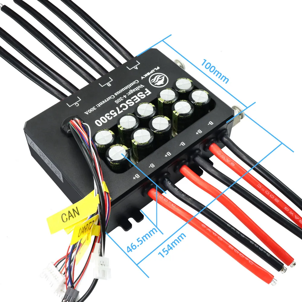 VoltSFlipsky Fsesc 75300 84v H - Vesc 75300 High Current Esc review and price