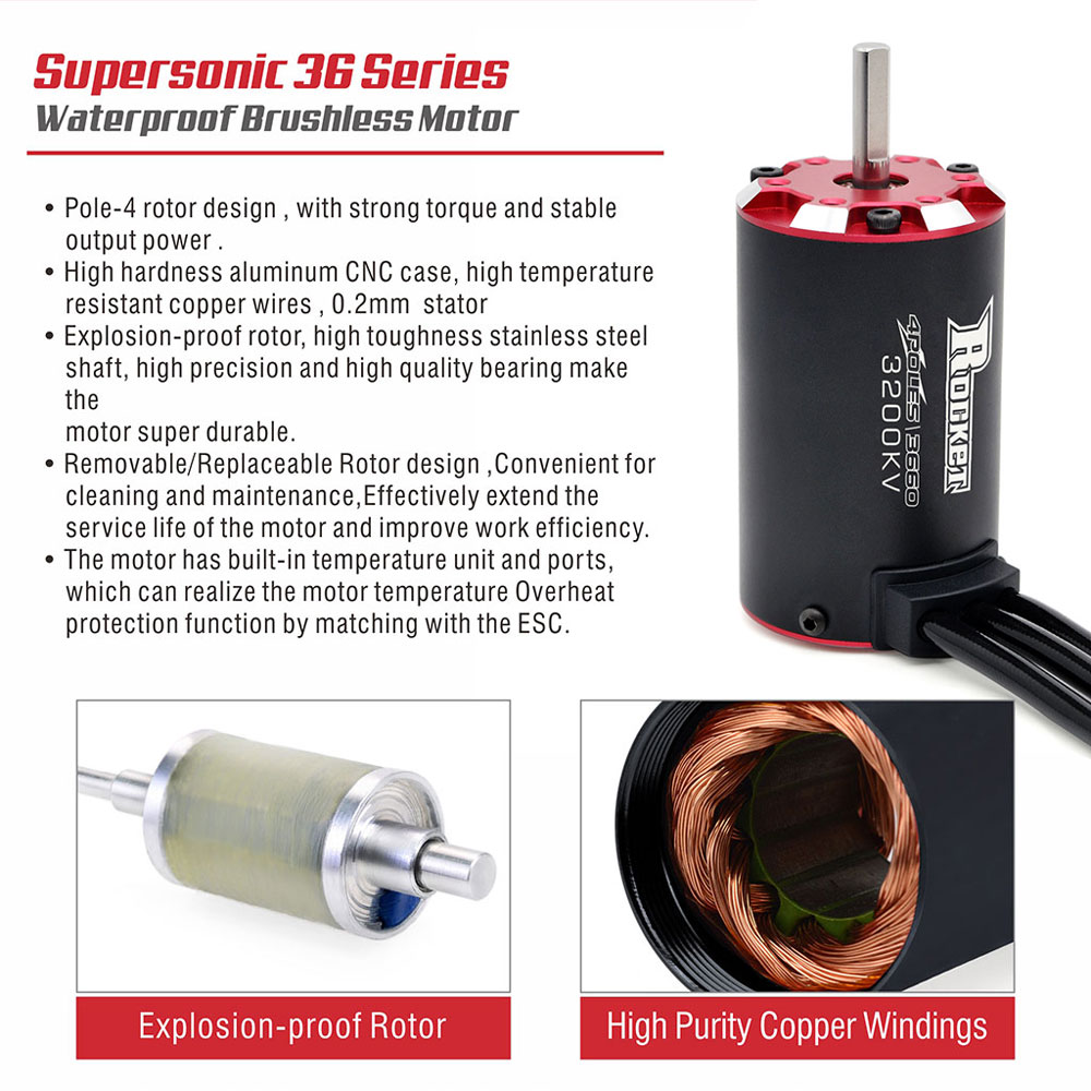 Rocket RC V2 Supersonic 3650 3 - Brushless Motor Thrust Test Stand review and price
